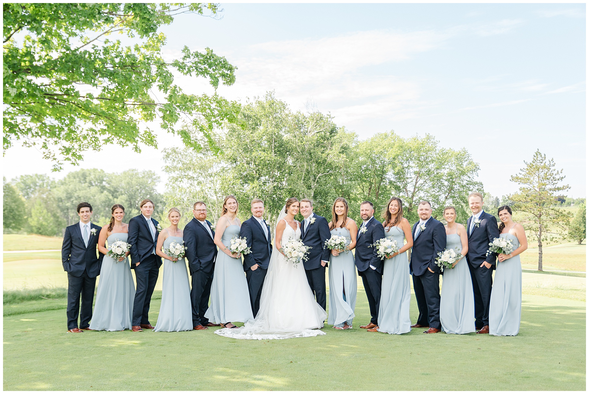 The Club at Lac La Belle Wedding · Bright, Joyful & Classic | Taylor ...