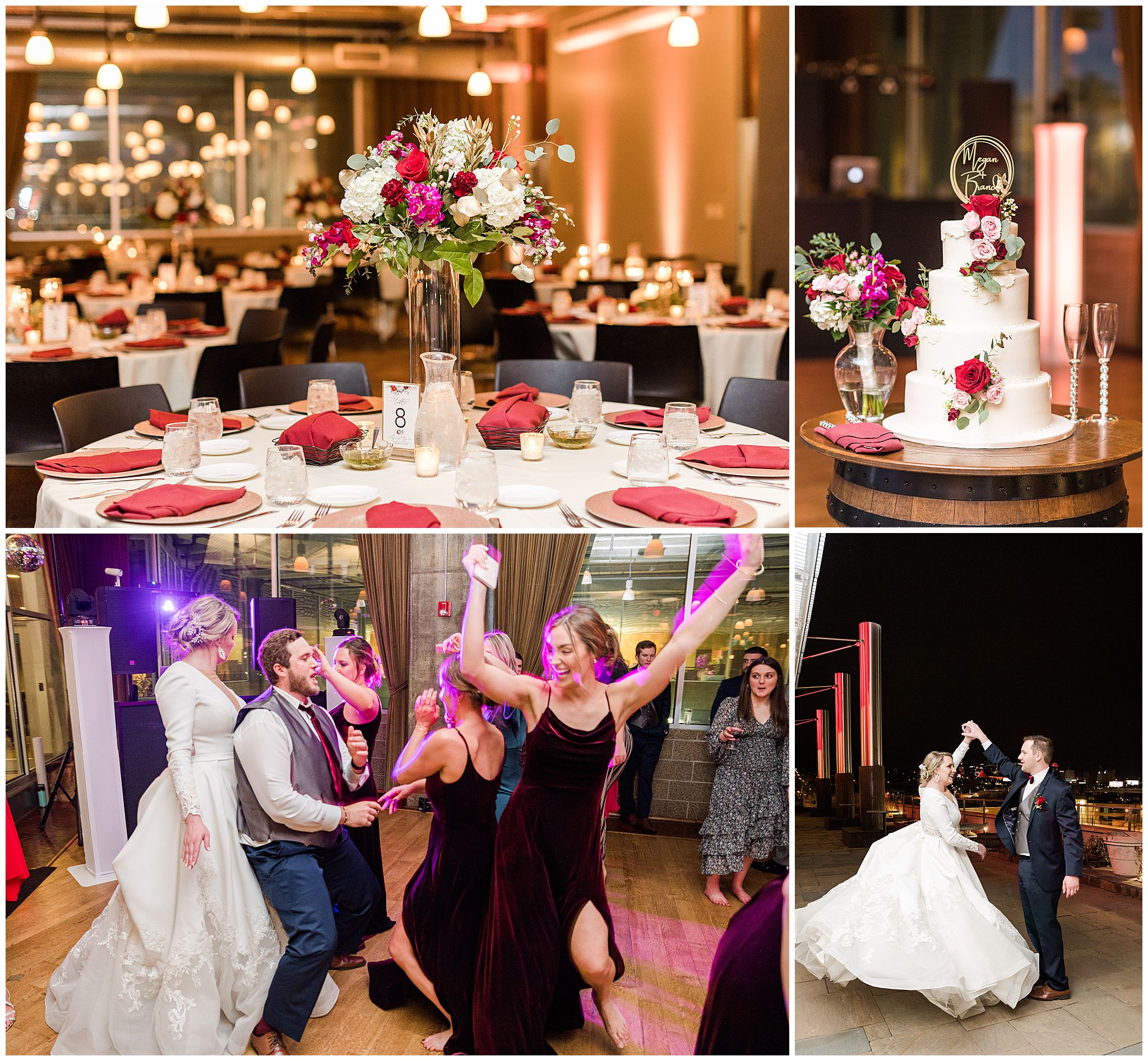 A collection of wedding images from Boulevard Brewery in Kansas City taken by Taylor Kelley Photography. 