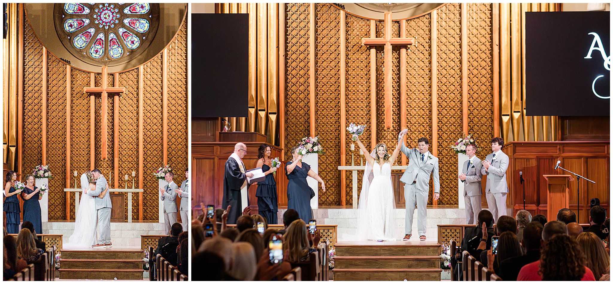 A summer wedding held at COR in Brookside.