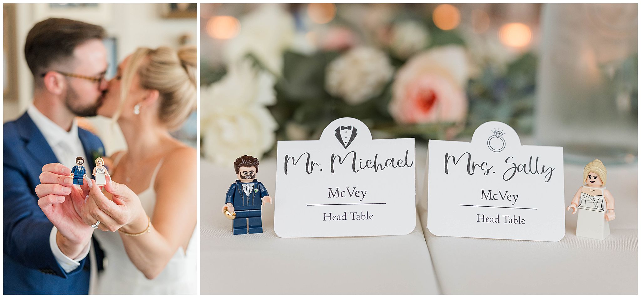 Reception details at The George and Madcap Lounge in Milwaukee.